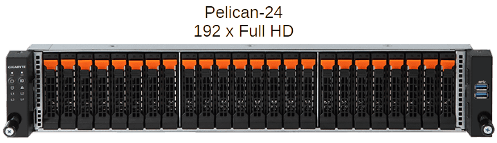 Pelican-24: 192 x Full HD